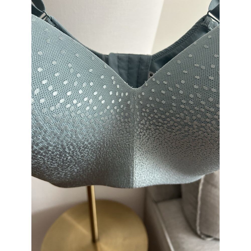 Wacoal B Smooth Wire Free Light Blue Polka Dot 40 DD Women's - Picture 2 of 7